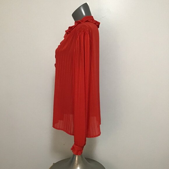 Vintage Style Rite Blouse Co Ruffled Blouse Size L - Picture 6 of 11